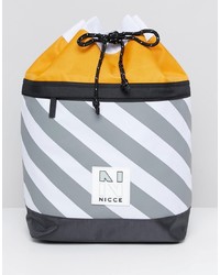 mehrfarbiger bedruckter Rucksack von Nicce London