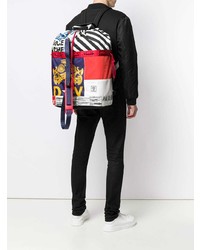 mehrfarbiger bedruckter Rucksack von Versace