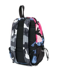 mehrfarbiger Camouflage Rucksack von Valentino