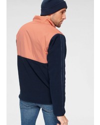 mehrfarbiger Fleece-Pullover mit einem Reißverschluss am Kragen von adidas Originals