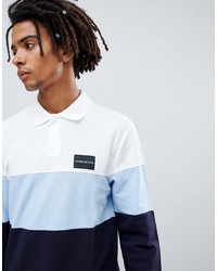 mehrfarbiger horizontal gestreifter Polo Pullover von Calvin Klein Jeans