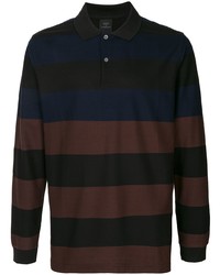 mehrfarbiger horizontal gestreifter Polo Pullover von Kent & Curwen