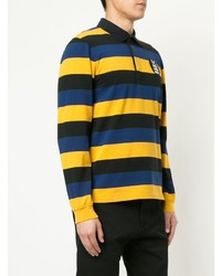mehrfarbiger horizontal gestreifter Polo Pullover von Kent & Curwen