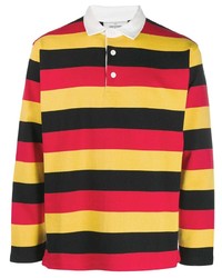 mehrfarbiger horizontal gestreifter Polo Pullover von ROWING BLAZERS