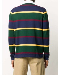 mehrfarbiger horizontal gestreifter Polo Pullover von Polo Ralph Lauren