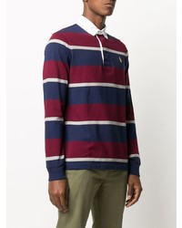 mehrfarbiger horizontal gestreifter Polo Pullover von Polo Ralph Lauren