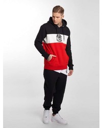 mehrfarbiger horizontal gestreifter Pullover mit einem Kapuze von Thug Life