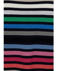 mehrfarbiger horizontal gestreifter Pullover mit einem Rundhalsausschnitt von RABE