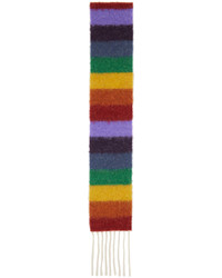 mehrfarbiger horizontal gestreifter Schal von Acne Studios