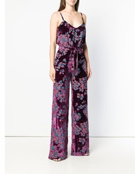 mehrfarbiger Jumpsuit mit Blumenmuster von Saloni