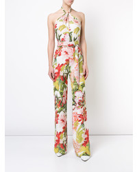 mehrfarbiger Jumpsuit mit Blumenmuster von Josie Natori