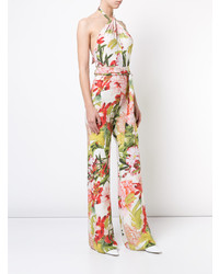 mehrfarbiger Jumpsuit mit Blumenmuster von Josie Natori