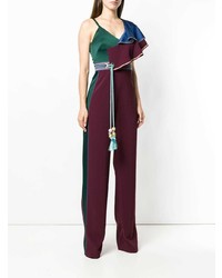 mehrfarbiger Jumpsuit mit Rüschen von Peter Pilotto