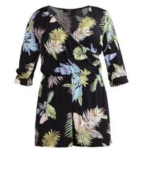 mehrfarbiger kurzer Jumpsuit mit Blumenmuster von Missguided