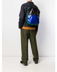 mehrfarbiger Leder Rucksack von Marni