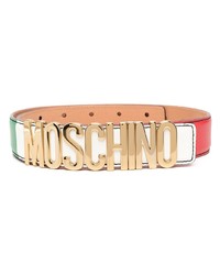 mehrfarbiger Ledergürtel von Moschino