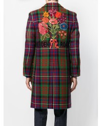mehrfarbiger Mantel mit Blumenmuster von Gucci