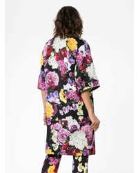 mehrfarbiger Mantel mit Blumenmuster von Dolce & Gabbana