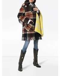 mehrfarbiger Mantel mit Karomuster von Calvin Klein 205W39nyc