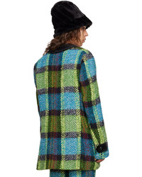 mehrfarbiger Mantel mit Schottenmuster von Anna Sui