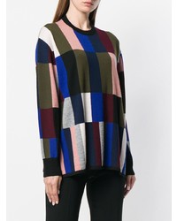 mehrfarbiger Oversize Pullover von Victoria Victoria Beckham