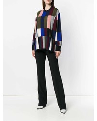 mehrfarbiger Oversize Pullover von Victoria Victoria Beckham