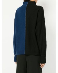 mehrfarbiger Oversize Pullover von Robert Rodriguez