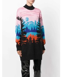 mehrfarbiger Oversize Pullover von MSGM