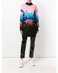 mehrfarbiger Oversize Pullover von MSGM