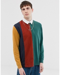 mehrfarbiger Polo Pullover von ASOS DESIGN