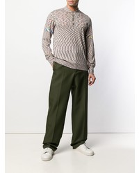 mehrfarbiger Polo Pullover von Missoni