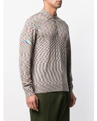 mehrfarbiger Polo Pullover von Missoni