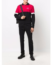 mehrfarbiger Polo Pullover von Armani Exchange