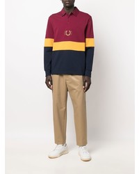 mehrfarbiger Polo Pullover von Fred Perry