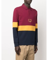 mehrfarbiger Polo Pullover von Fred Perry