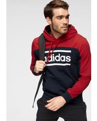 mehrfarbiger Pullover mit einem Kapuze von adidas