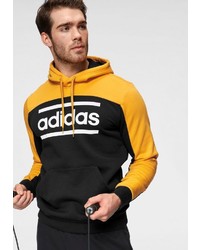 mehrfarbiger Pullover mit einem Kapuze von adidas