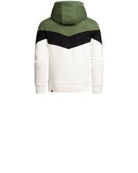mehrfarbiger Pullover mit einem Kapuze von Amaci&Sons