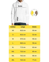 mehrfarbiger Pullover mit einem Kapuze von Blondie & Brownie