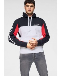 mehrfarbiger Pullover mit einem Kapuze von Champion