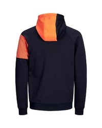 mehrfarbiger Pullover mit einem Kapuze von Jack & Jones