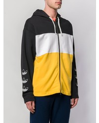 mehrfarbiger Pullover mit einem Kapuze von adidas