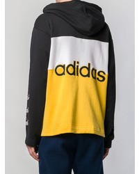 mehrfarbiger Pullover mit einem Kapuze von adidas