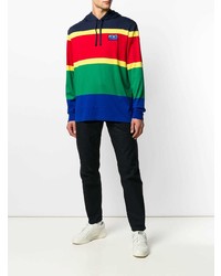 mehrfarbiger Pullover mit einem Kapuze von Polo Ralph Lauren