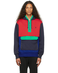 mehrfarbiger Pullover mit einem Kapuze von Polo Ralph Lauren