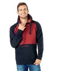 mehrfarbiger Pullover mit einem Kapuze von Sky Rebel