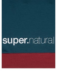 mehrfarbiger Pullover mit einem Reißverschluss am Kragen von super natural