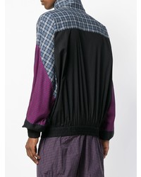mehrfarbiger Pullover mit einem Reißverschluß von Balenciaga