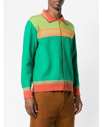 mehrfarbiger Pullover mit einem Reißverschluß von Marni