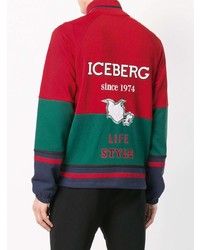 mehrfarbiger Pullover mit einem Reißverschluß von Iceberg